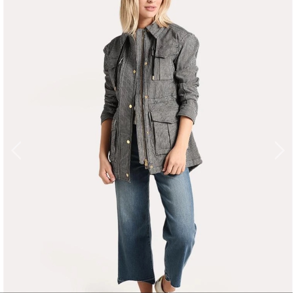 ATM Railroad Stripe Field Jacket